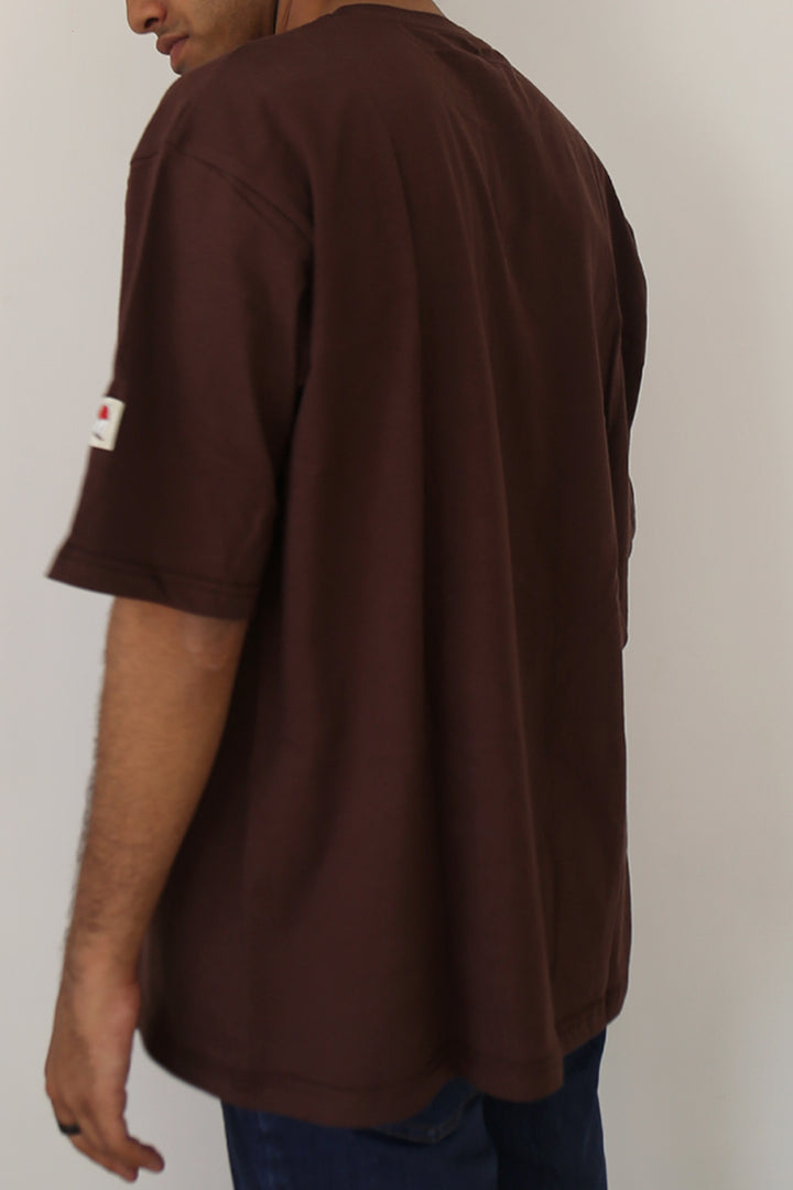 Unisex Oversized T-shirt in Brown