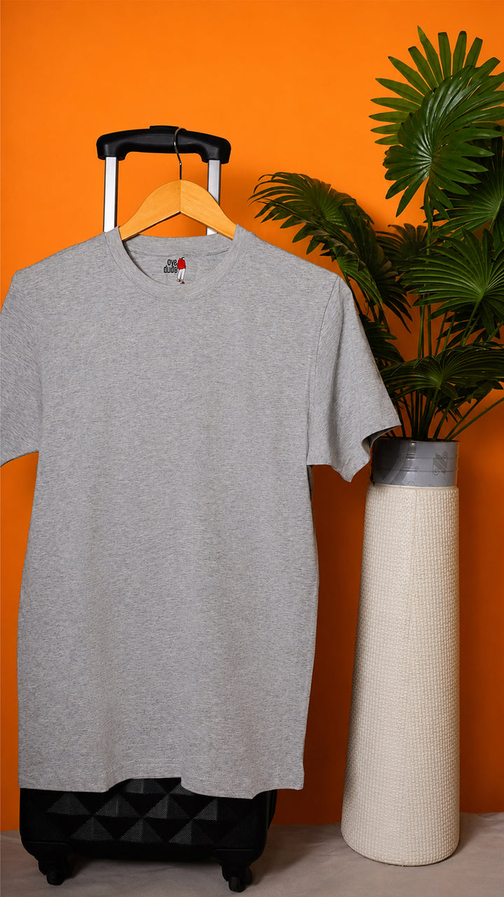 Men's Crew Neck T-Shirt in Grey