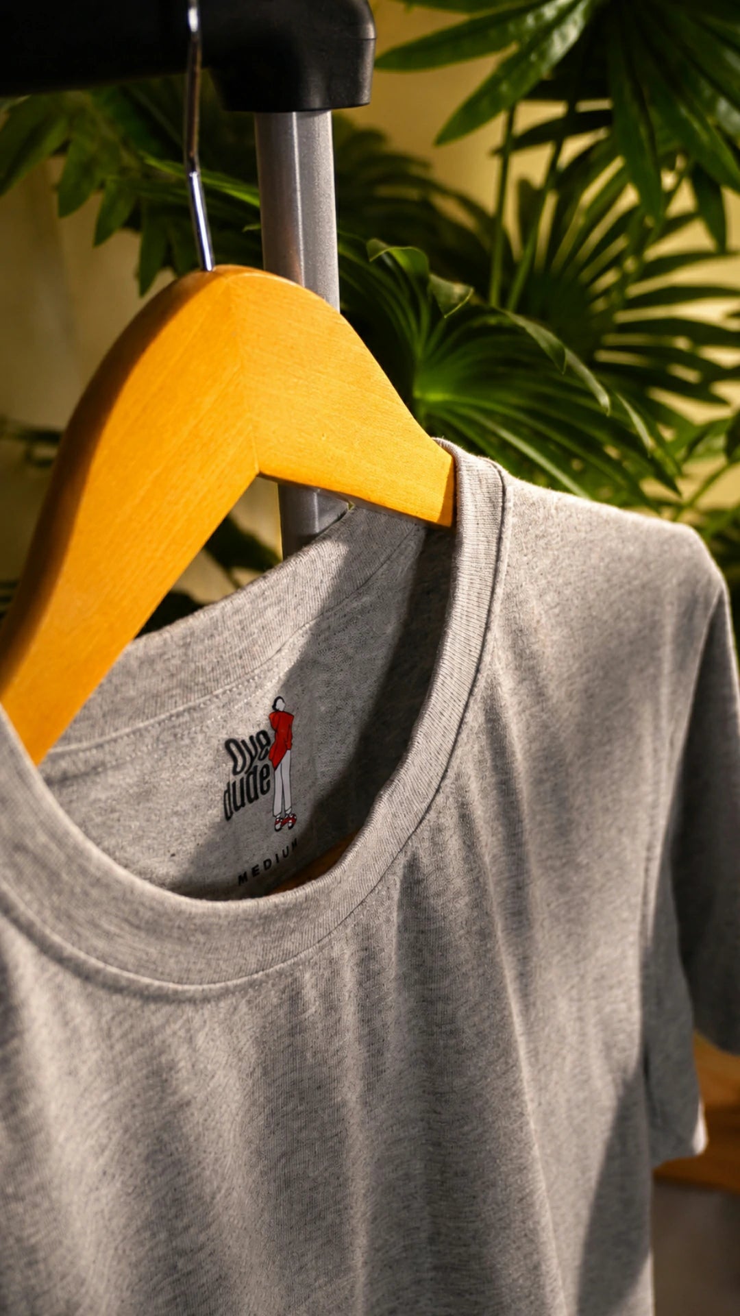 Men's Crew Neck T-Shirt in Grey