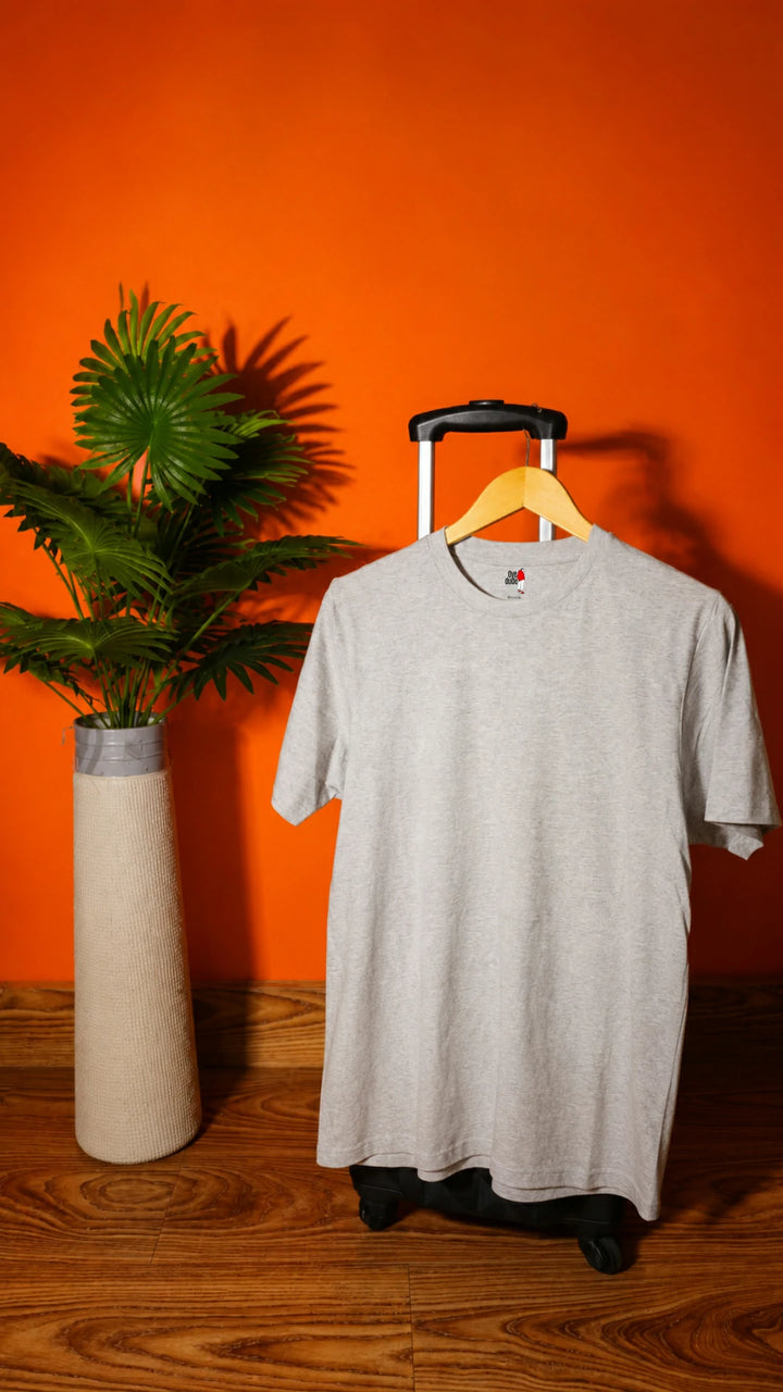 Men's Crew Neck T-Shirt in Grey