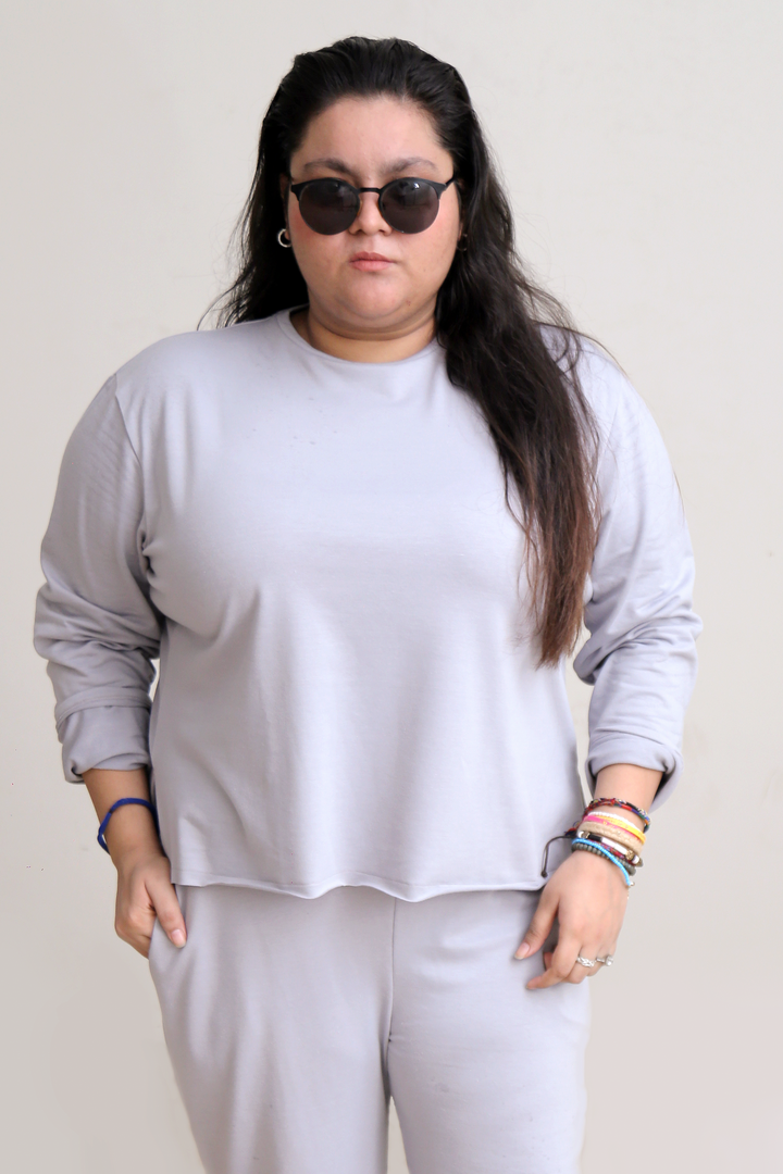 Co-Ord set w/full sleeves - Lilac