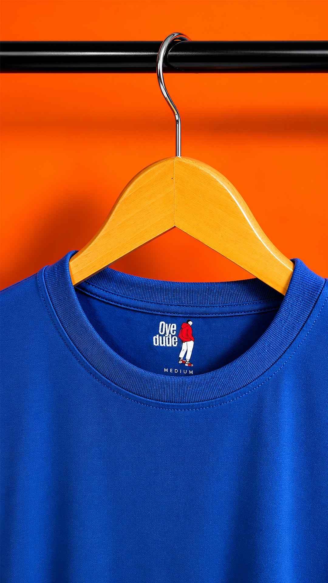 Men's Crew Neck T-Shirt in Blue