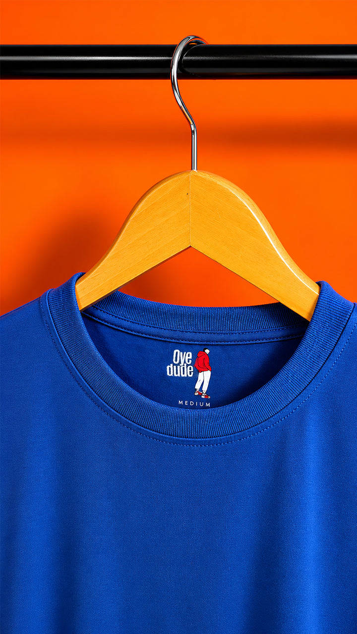 Men's Crew Neck T-Shirt in Blue