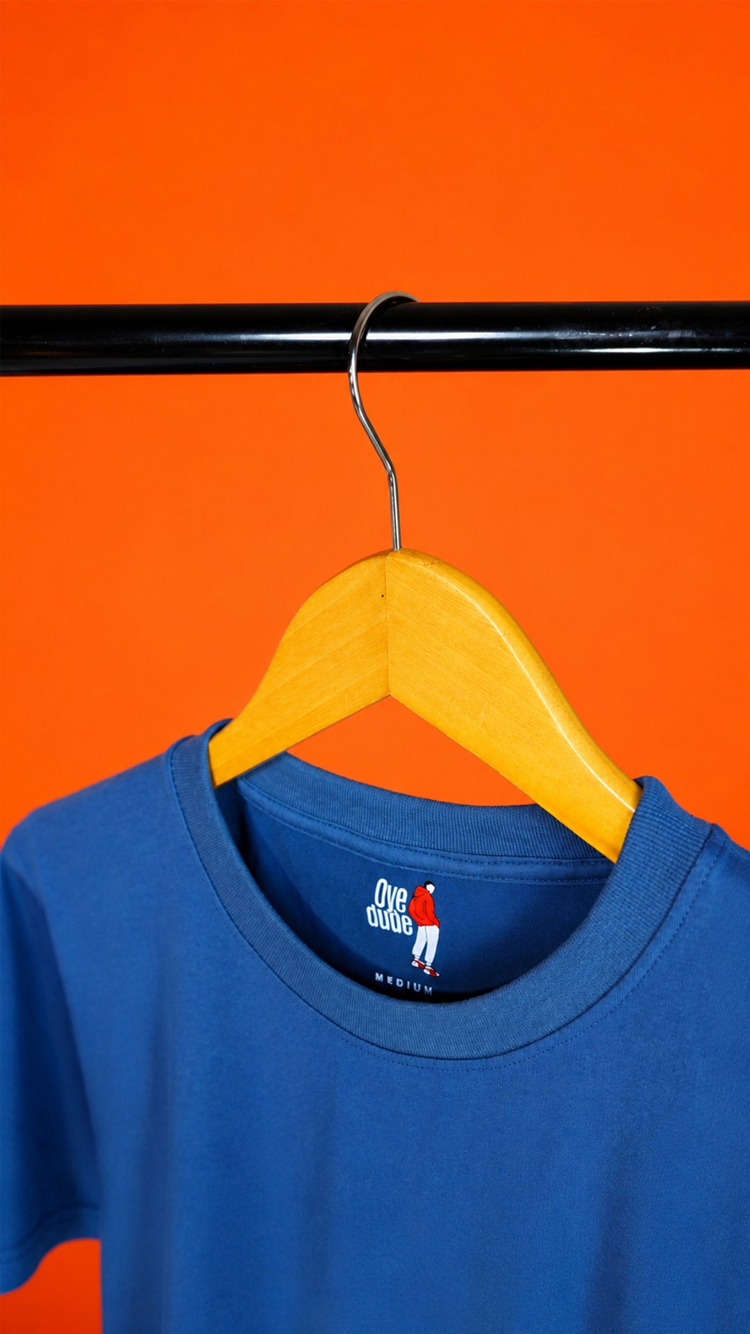 Men's Crew Neck T-Shirt in Blue