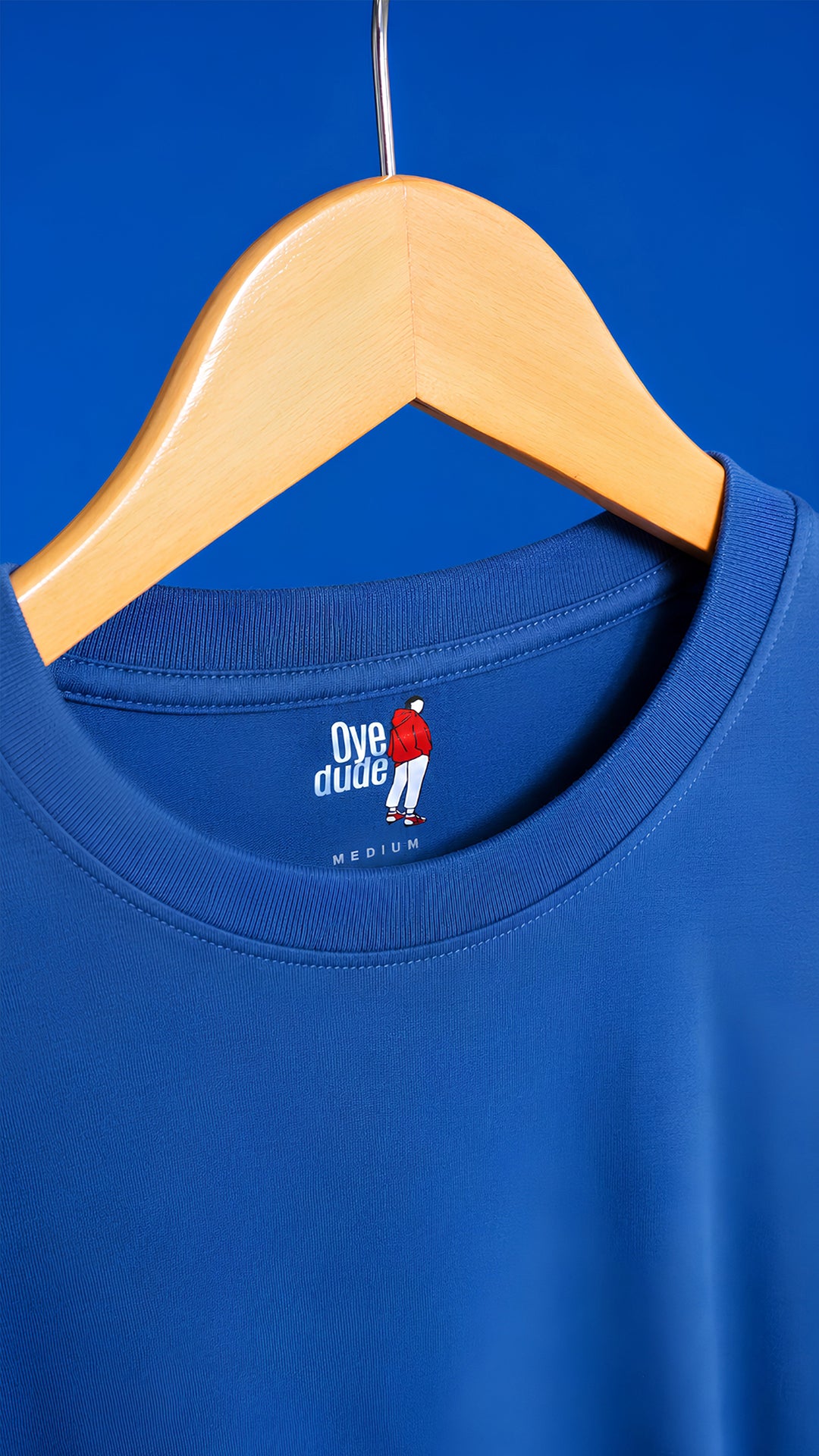 Men's Crew Neck T-Shirt in Blue