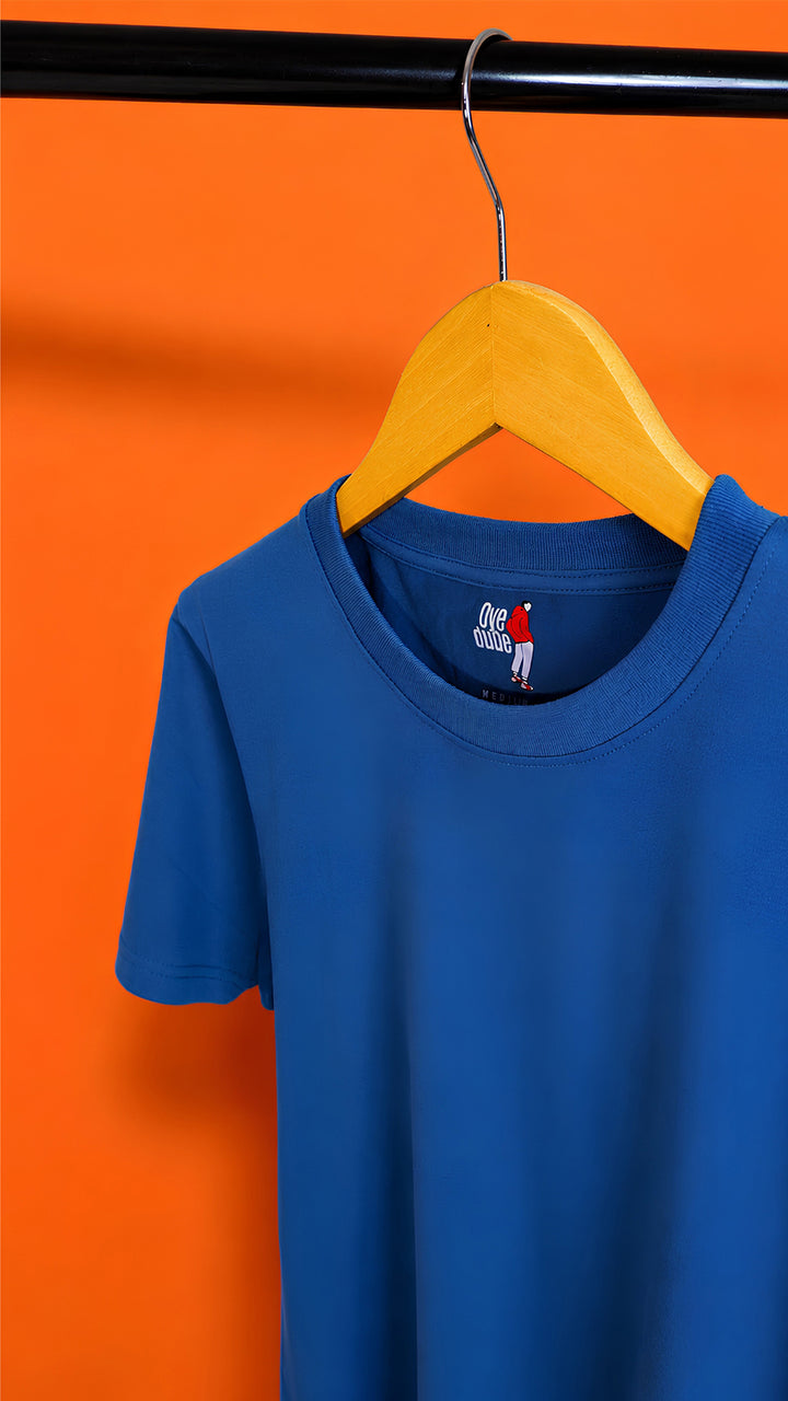 Men's Crew Neck T-Shirt in Blue