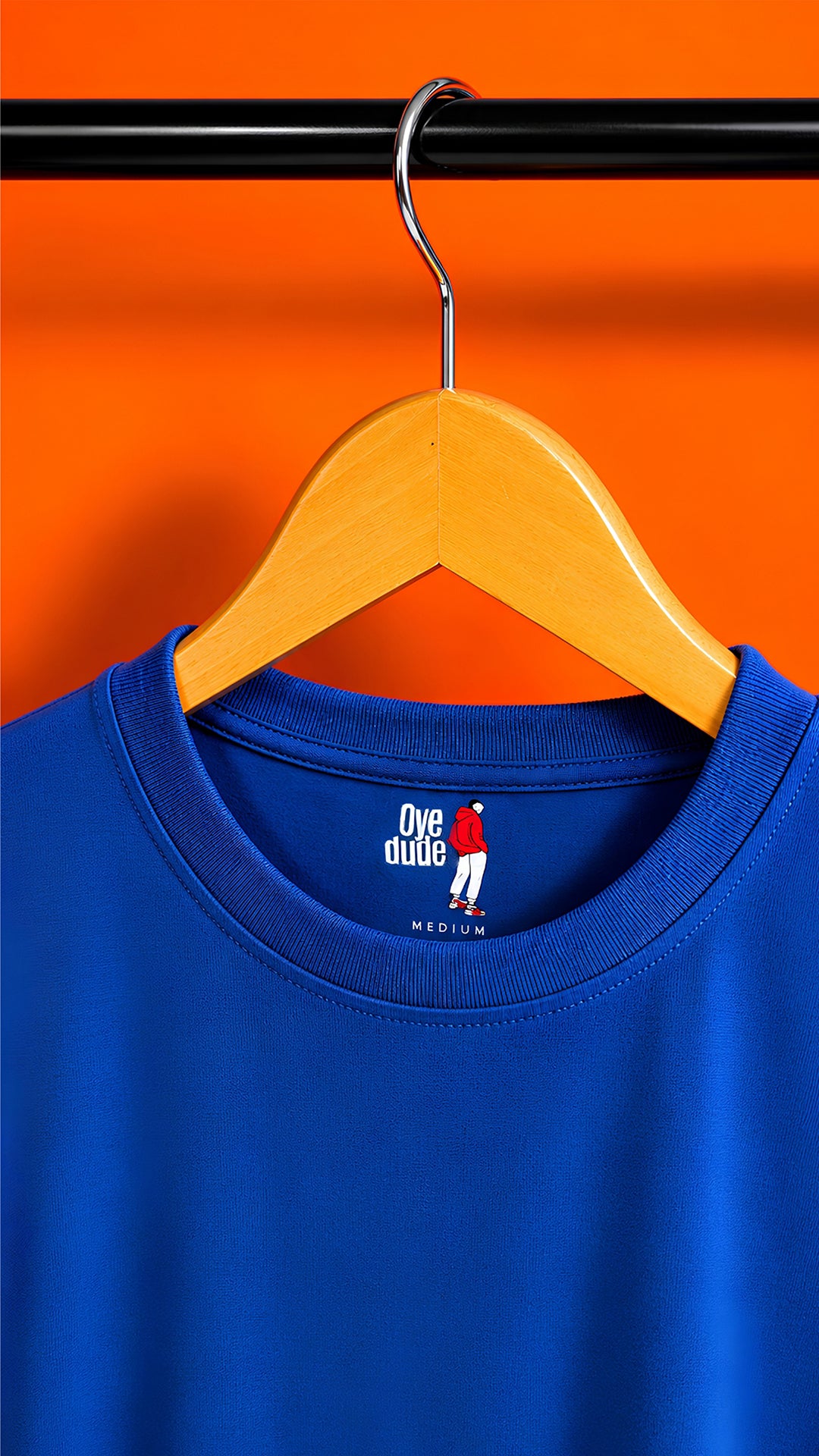 Men's Crew Neck T-Shirt in Blue
