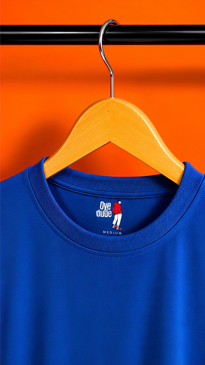 Men's Crew Neck T-Shirt in Blue