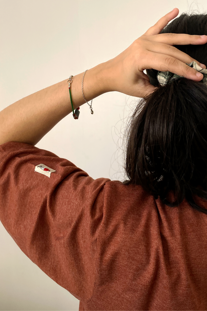 Unisex Oversized Tshirt in Rust
