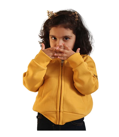 Zipper Hoodie Yellow